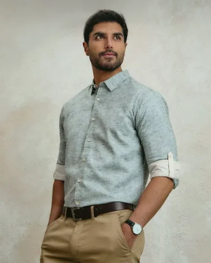 Polo Cuello Camisa Hombre Eidan Azul Real